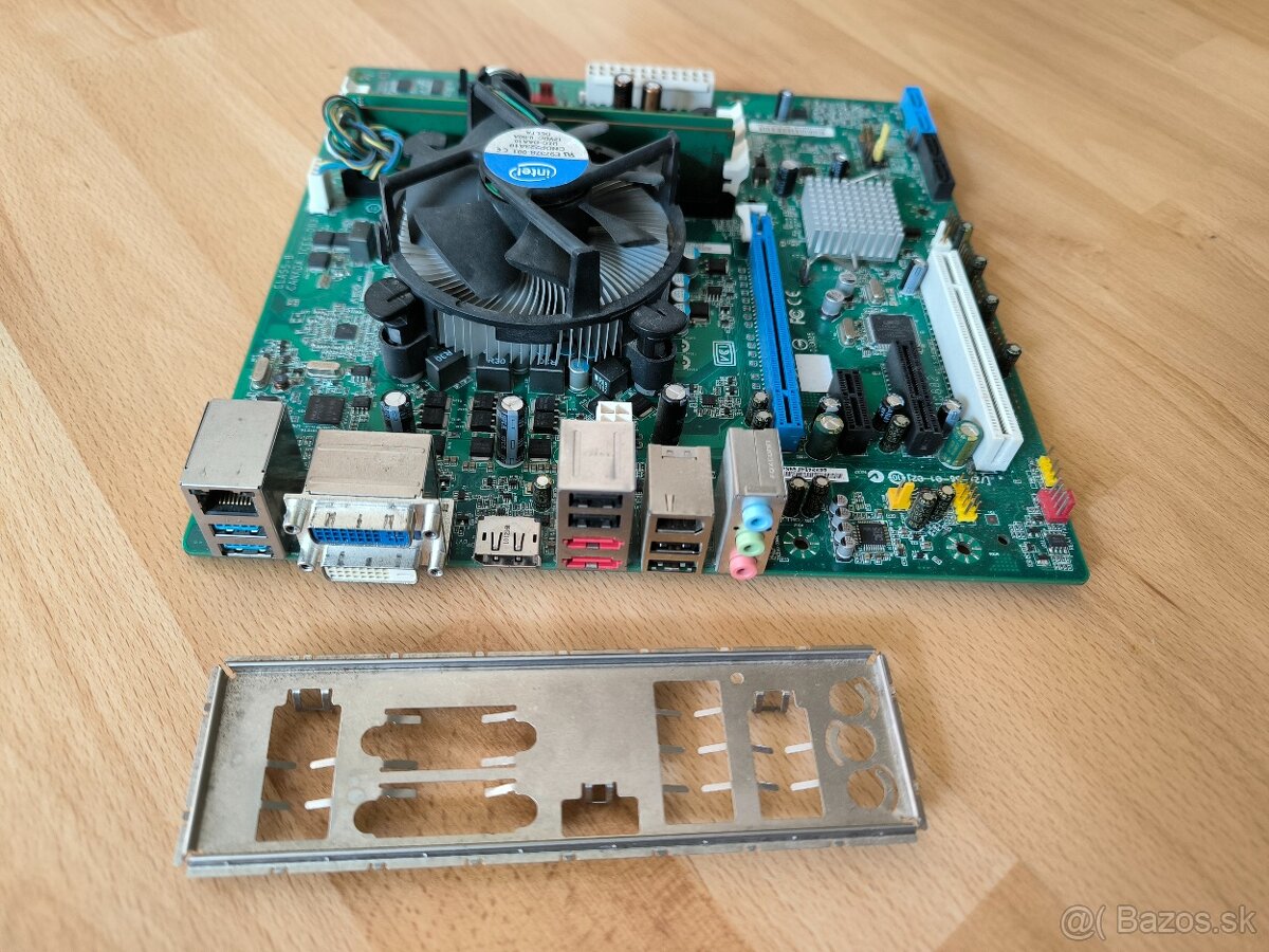 zakladna doska intel DQ67SW, procesor intel i3 2120, 3GB RAM