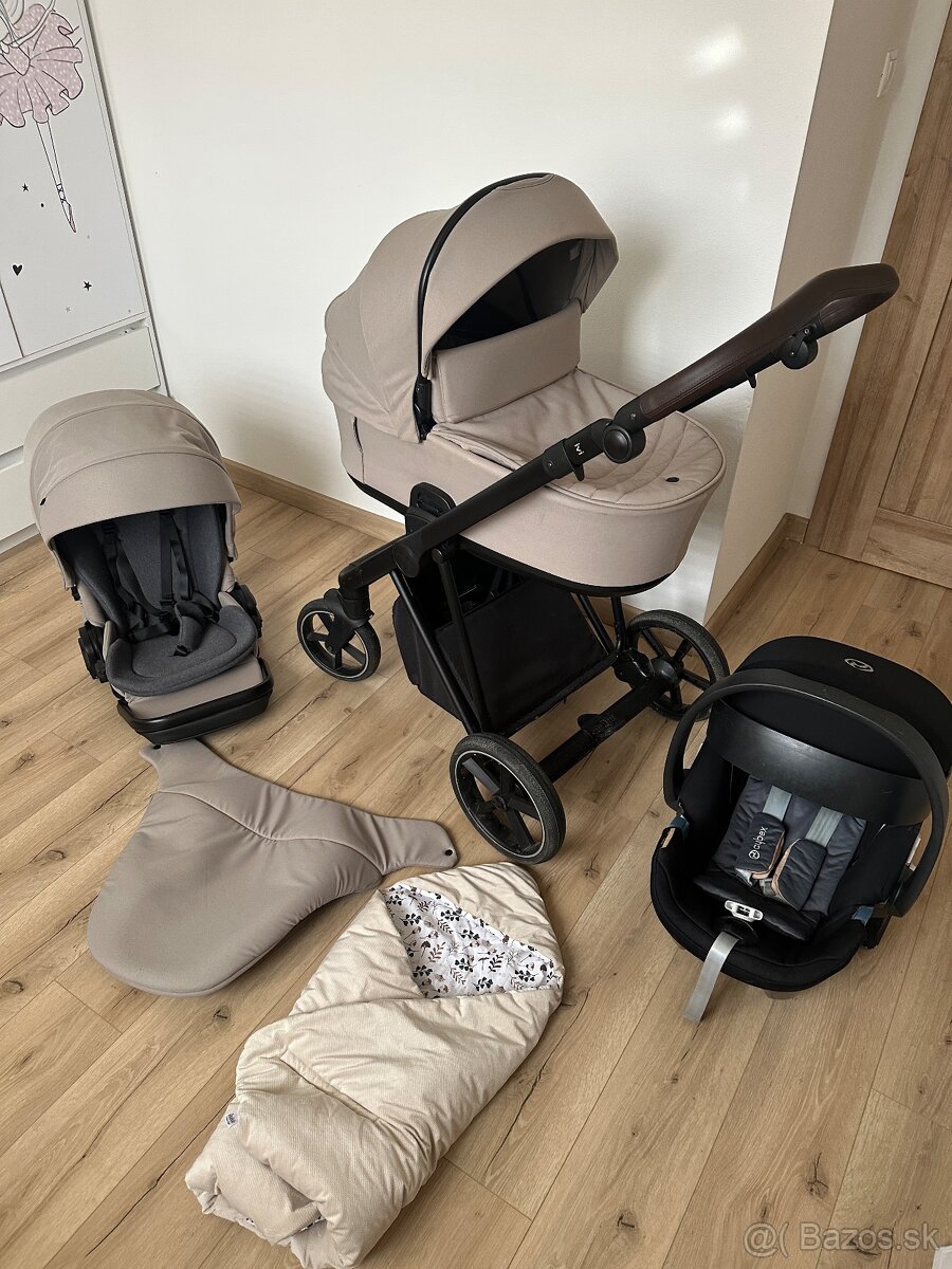 Roan Ivi sesame, vajíčko Cybex, deka Jukki