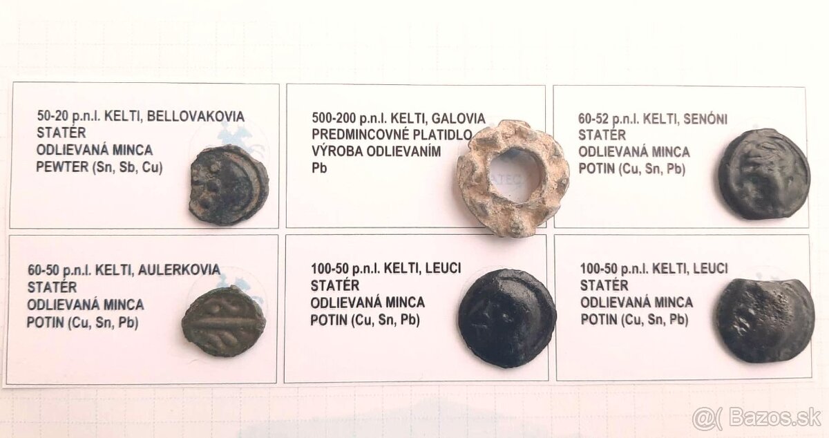 Keltské mince a predmincovné platidlo