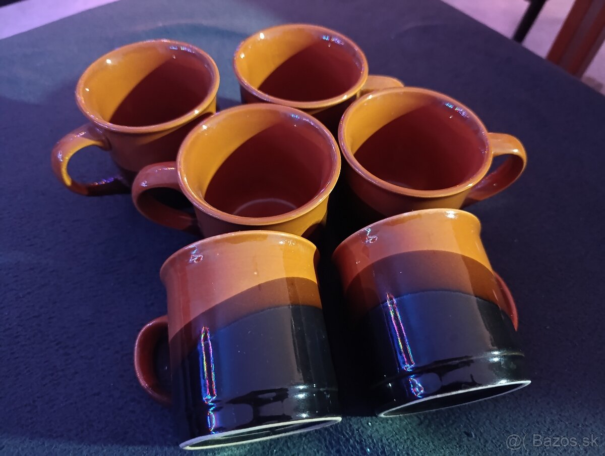 Predám hrnčeky 6ks
