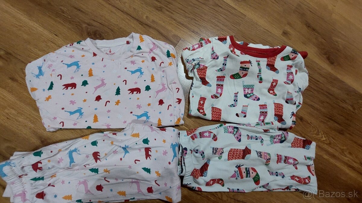 Predam vianocne pyzamo v.134/140