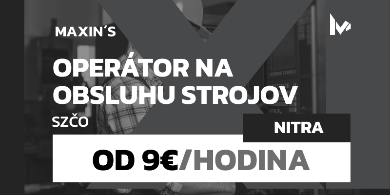 Operátor výroby | 1 280 € netto | hneď do práce (p011)
