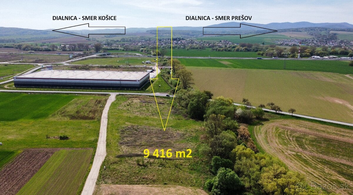 NA PREDAJ STAVEBNÝ POZEMOK IBV 9 416m2 NOVÁ POLHORA - KOŠICE