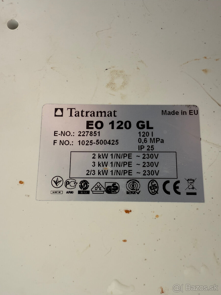 Predám ohrievacie teleso Tatramat EO 3000W