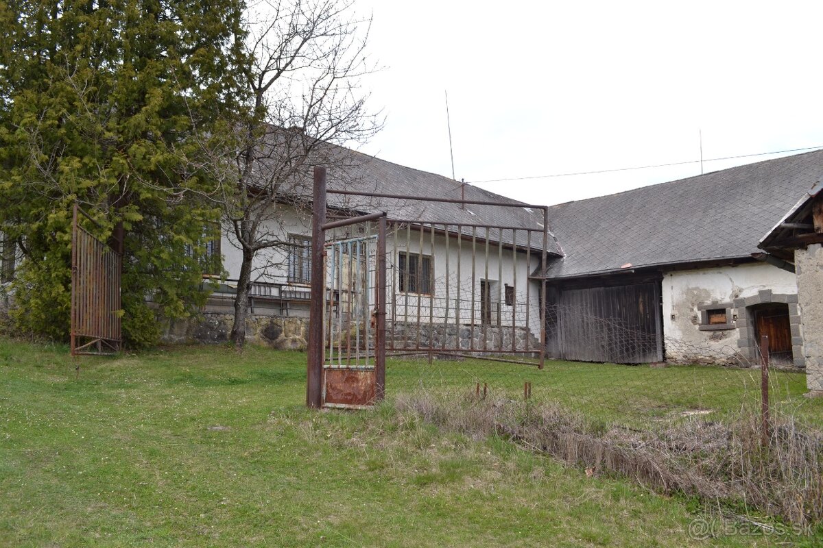 Na predaj usadlosť v prekrásnom prostredí Zaježová časť Seki
