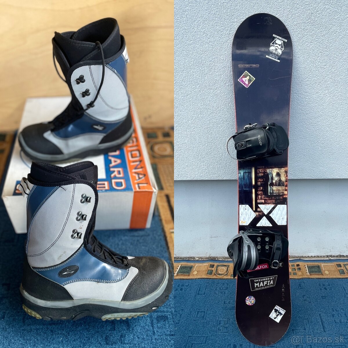 Snowboard + topánky