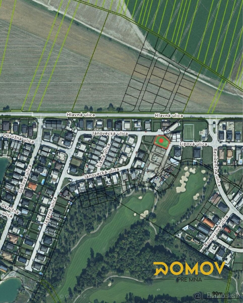 Predaj pozemku v Hrubej Borši v rezidencii Green residence