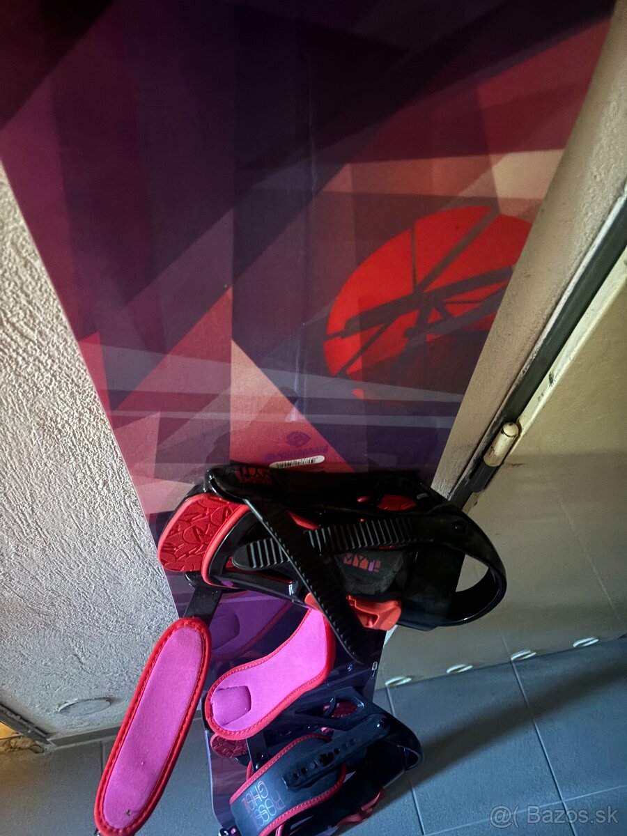Rossignol Snowboard s viazaním aj topankami