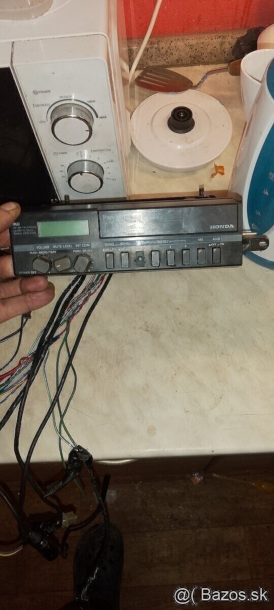Rádio na Honda Goldwing 1200 Panasonic Rm1100