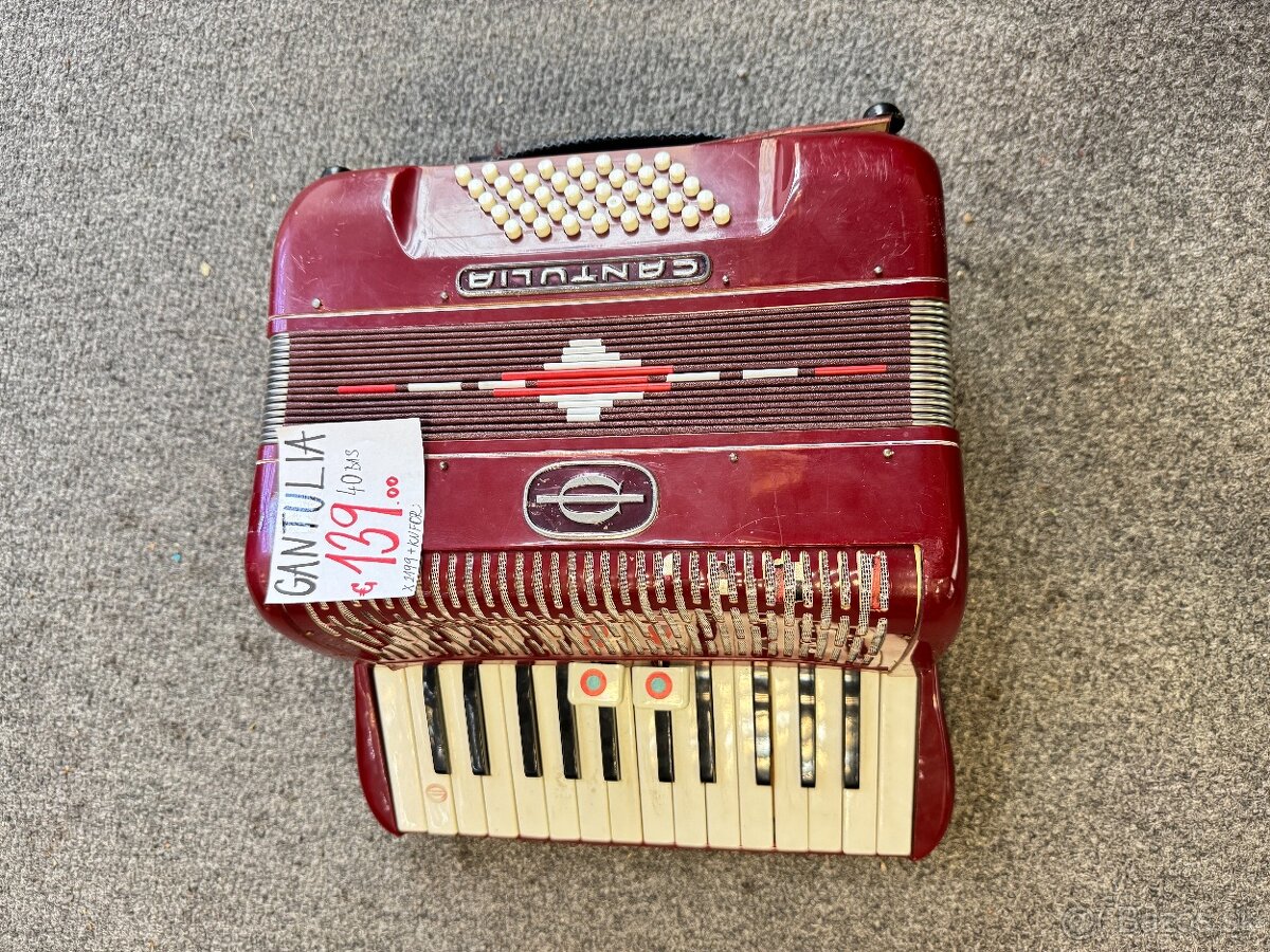 Harmonika, Akordeon Cantulia 40 bass