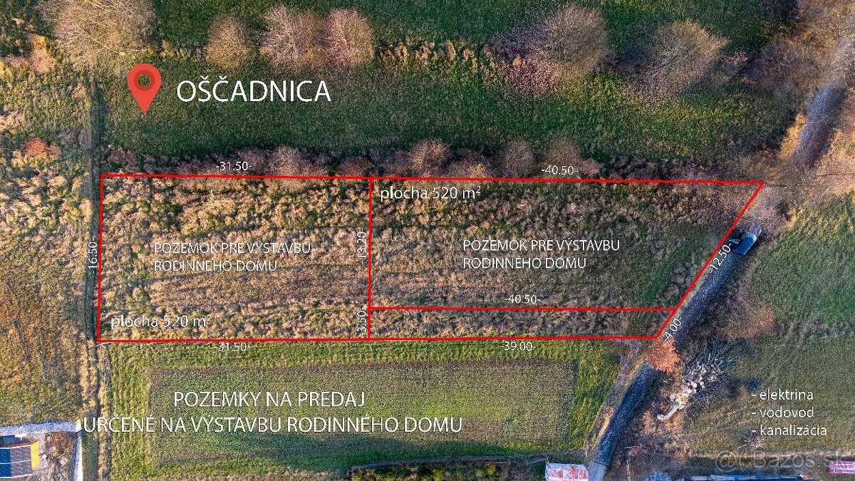 Stavebný pozemok na predaj - Oščadnica - dom alebo chata