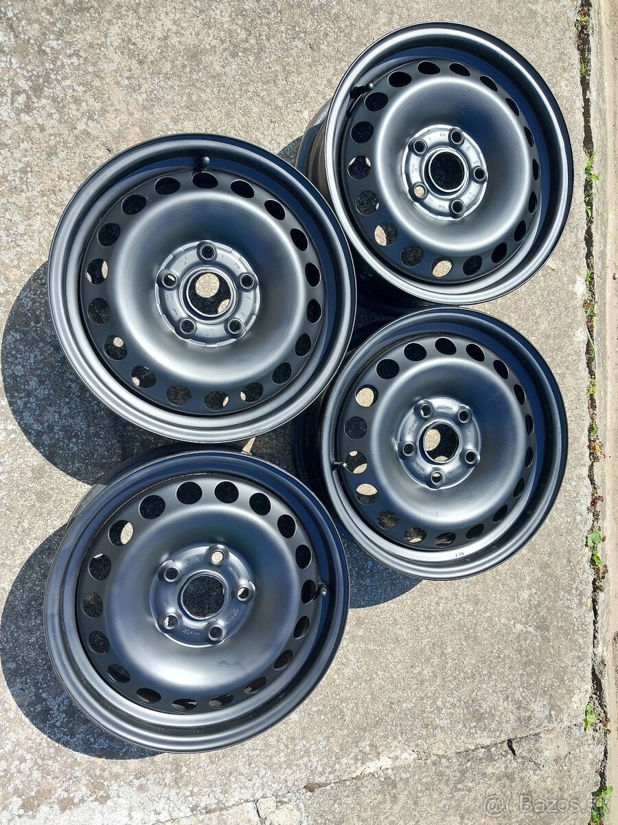 Predám plechové disky VW group,16,5x100,ET47