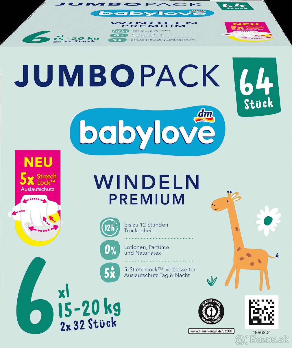 Plienky Babylove 6