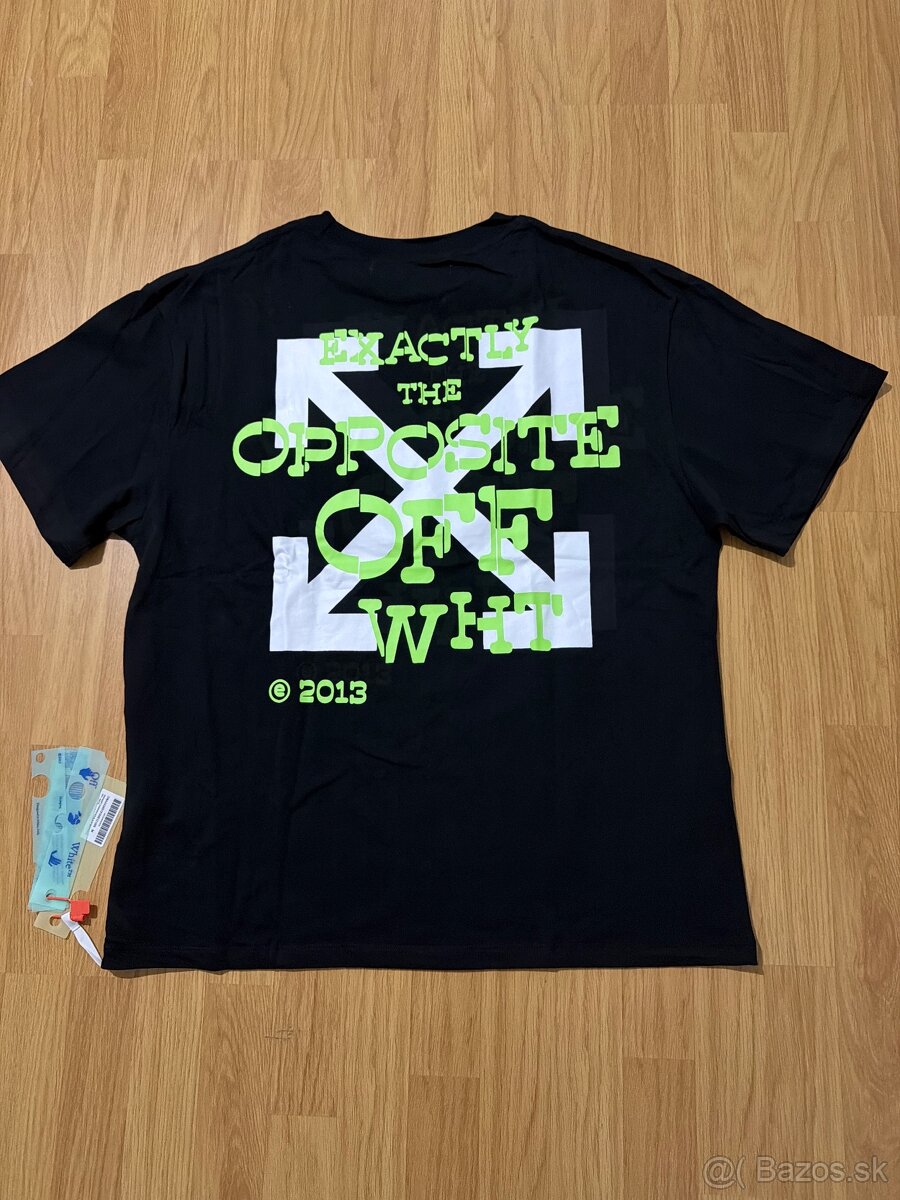 Pánske čierne Off-White tričko