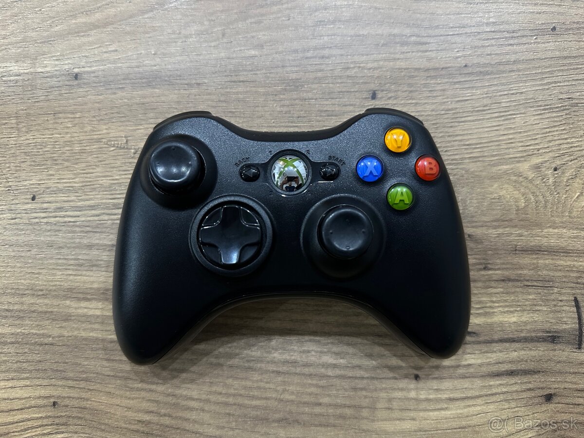 Originál bezdrôtový ovládač na XBOX 360 Black