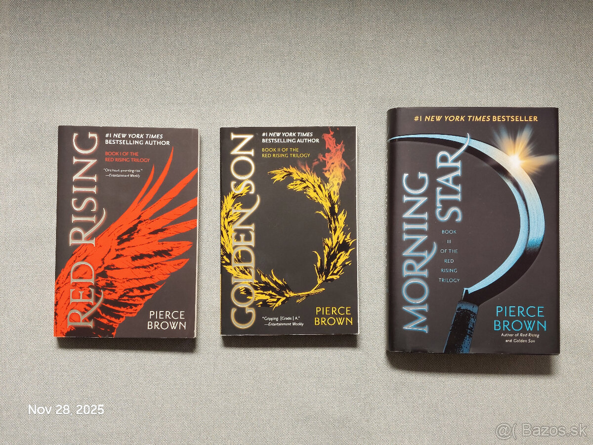 Pierce Brown 'Red Rising' Trilogy