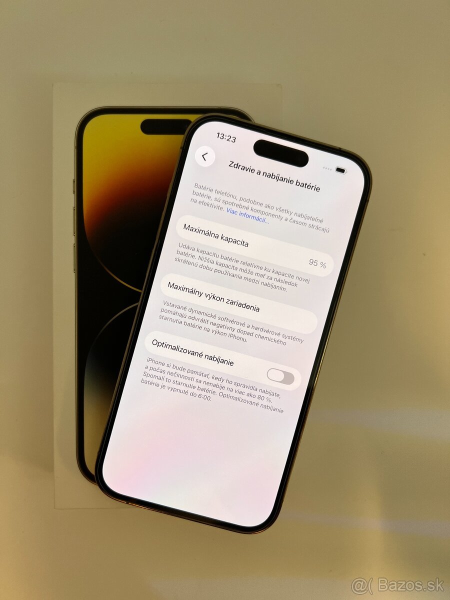 IPHONE 14 PRO GOLD 128GB ZÁRUKA - VEĽMI DOBRÝ STAV