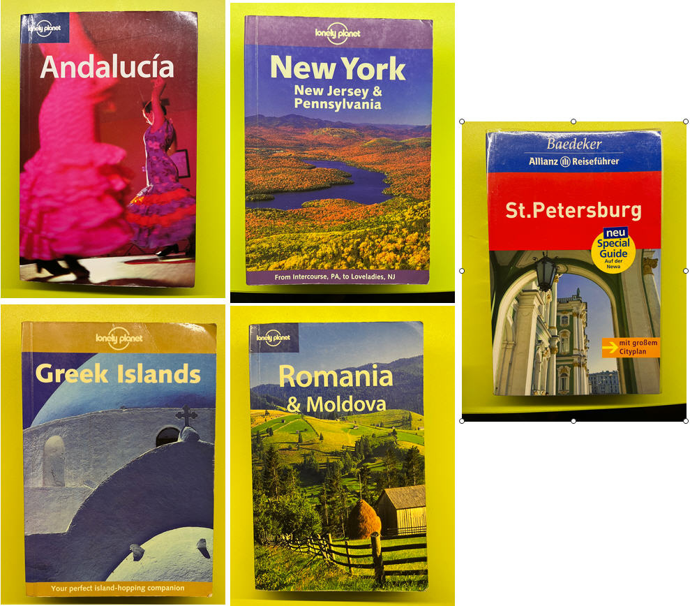 Predám kniha sprievodca Lonely Planet a Baedeker