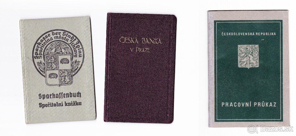Staré československé dokumenty