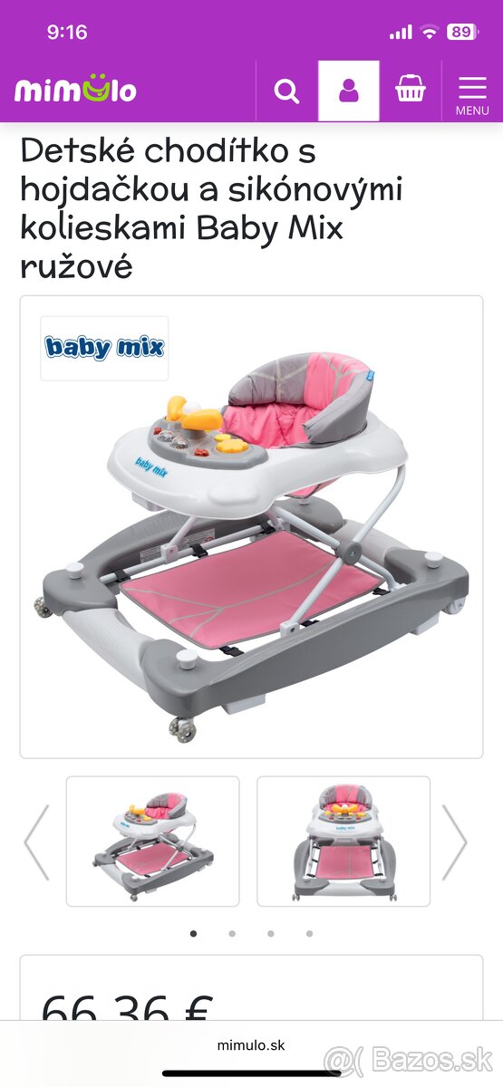 Chodítko Baby mix