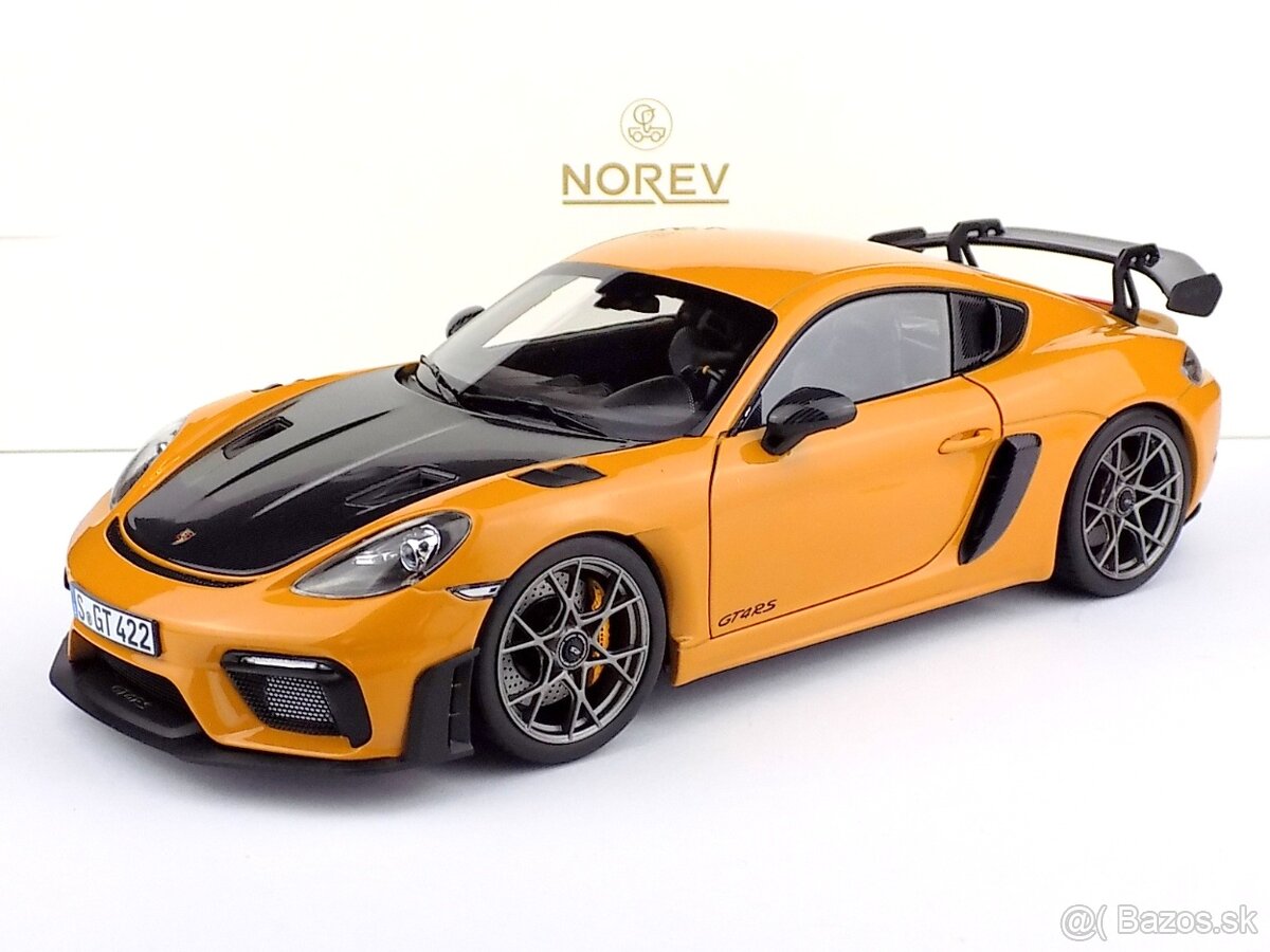 PORSCHE 718 CAYMAN GT4 RS WEISSACH PAKET 2023 – 1:18 NOREV