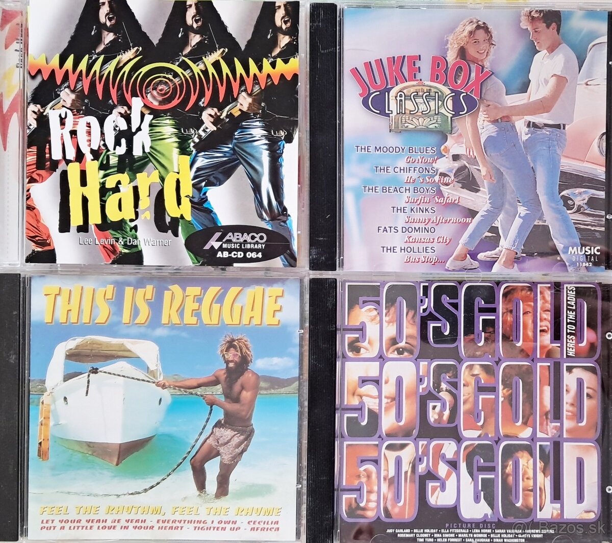 ROZNE CD VÝBERY - kus 1,00€