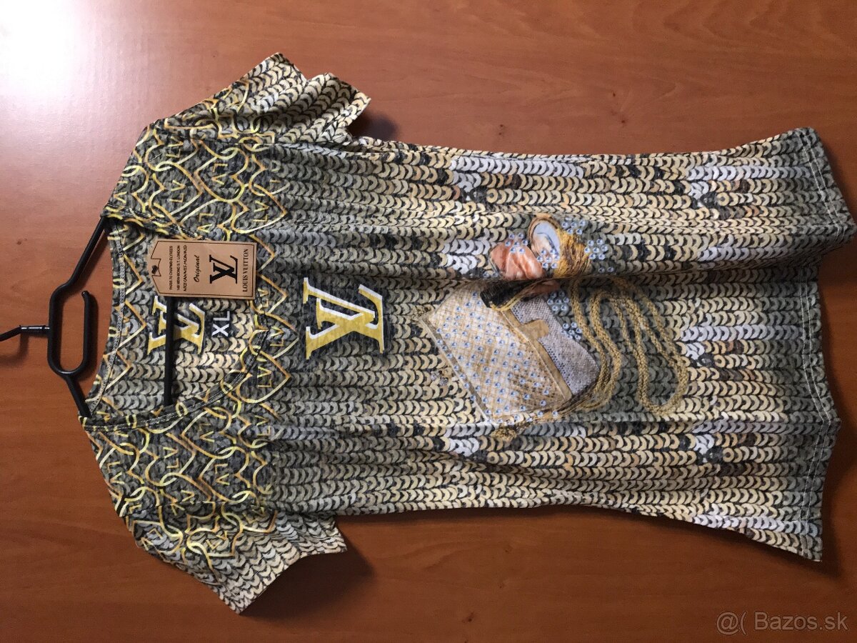 NOVÉ LOUIS VUITTON originál z visackami damske tricko L/XL