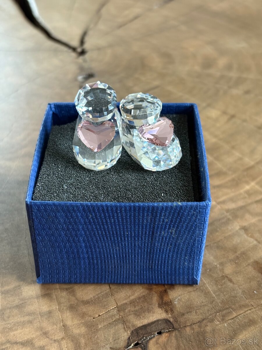 Swarovski-baby shoes pink