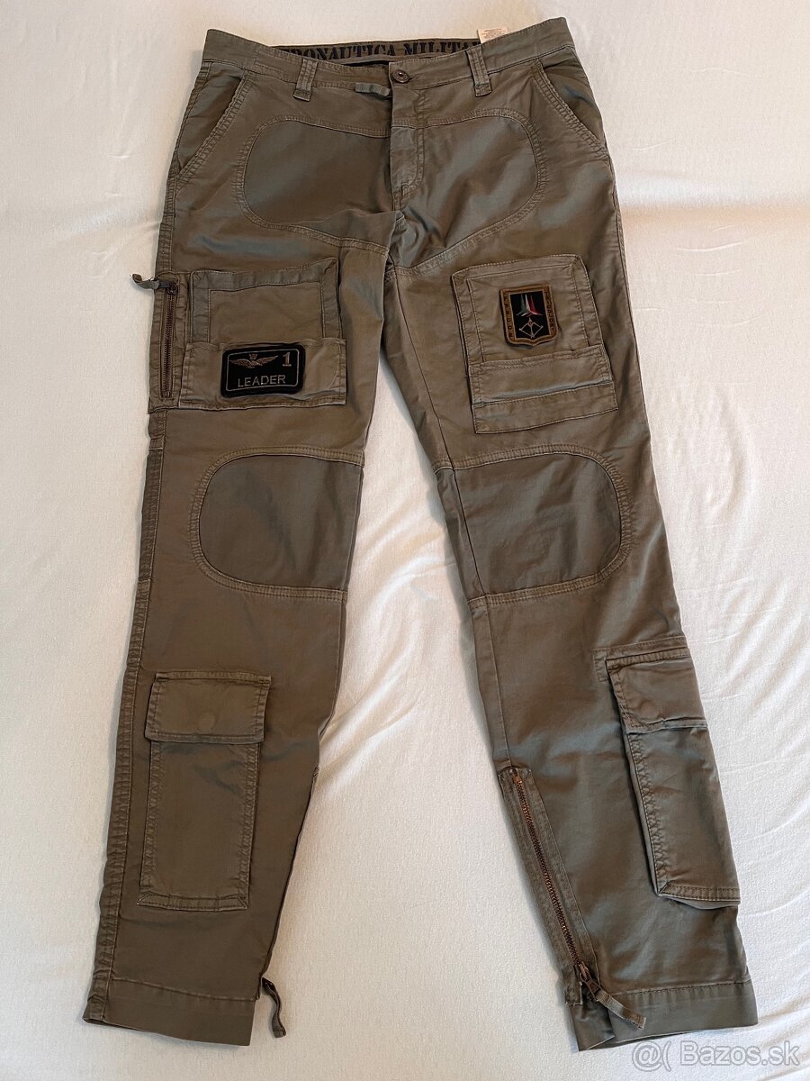 Khaki anti-g nohavice Aeronautica Militare