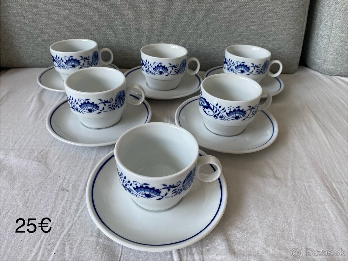 Gastro šálky na kávu vzor cibuliak