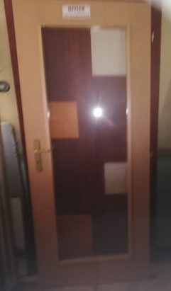 Drevené dvere so sklom, ľavé aj pravé