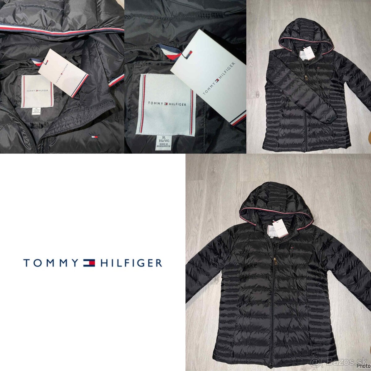 tommy hilfiger original stylova zimna luxusna bunda