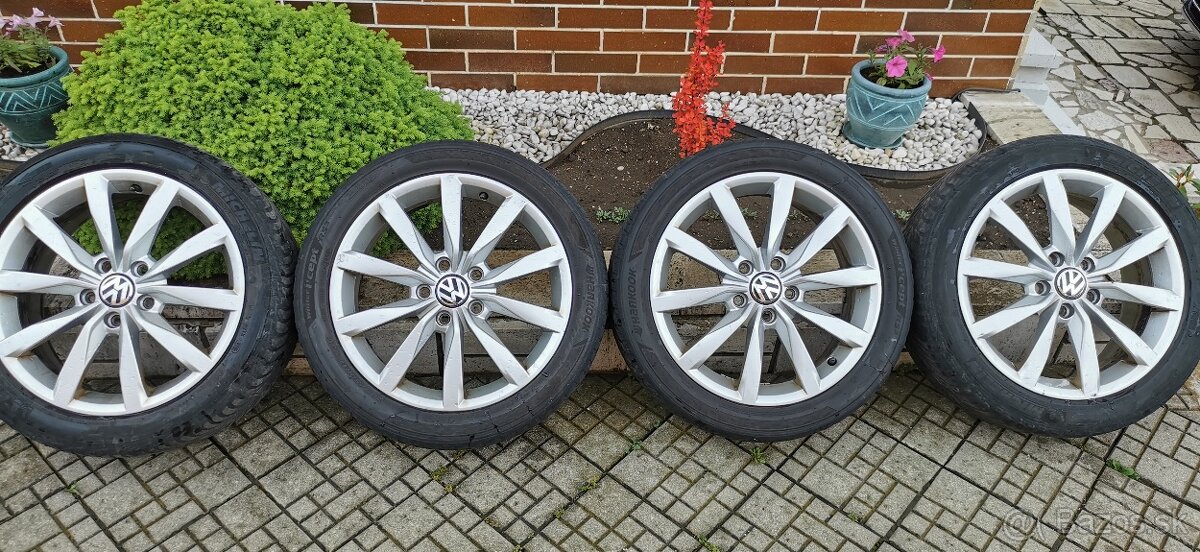 Elektróny alu disky dijon vw 5x112 r17 volkswagen