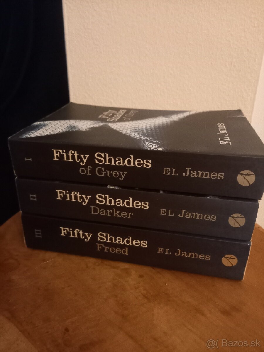 Trilógia 50 Shades of Grey v angličtine