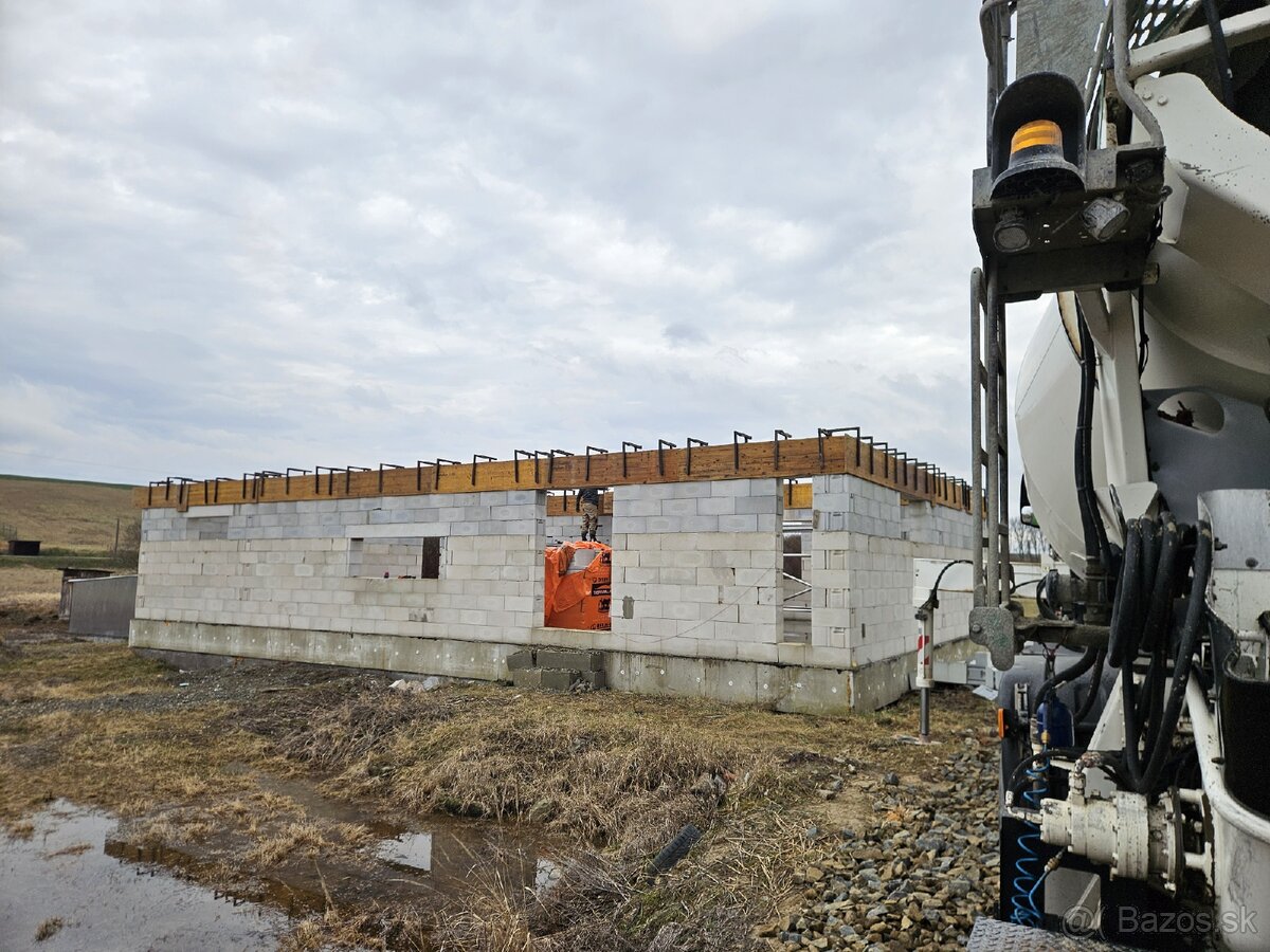 Betonový veniec strop