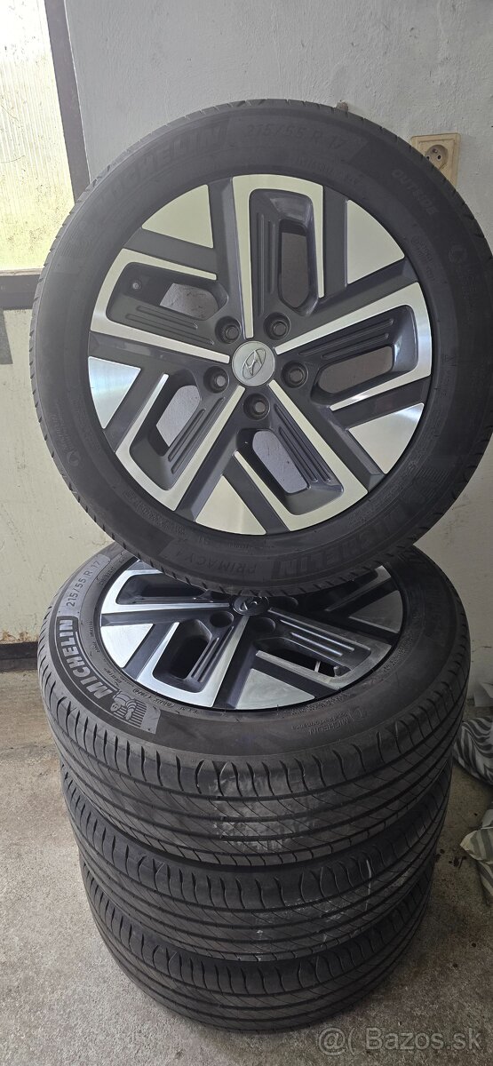 5x114,3, 7Jx17, ET50 - HYUNDAI KONA-215.55.r17-Michelin