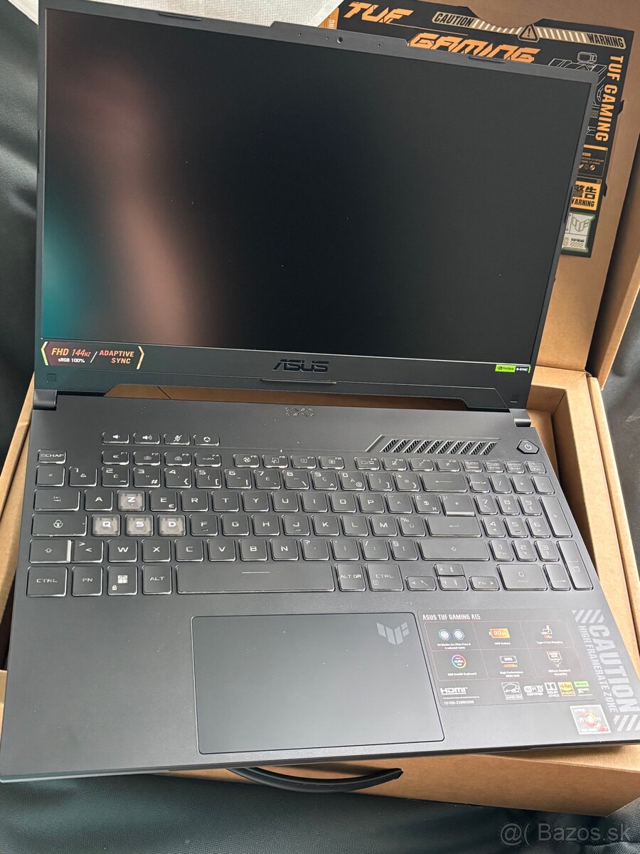 Nepoužity Asus TUF gaming FA507 - 15” LCD