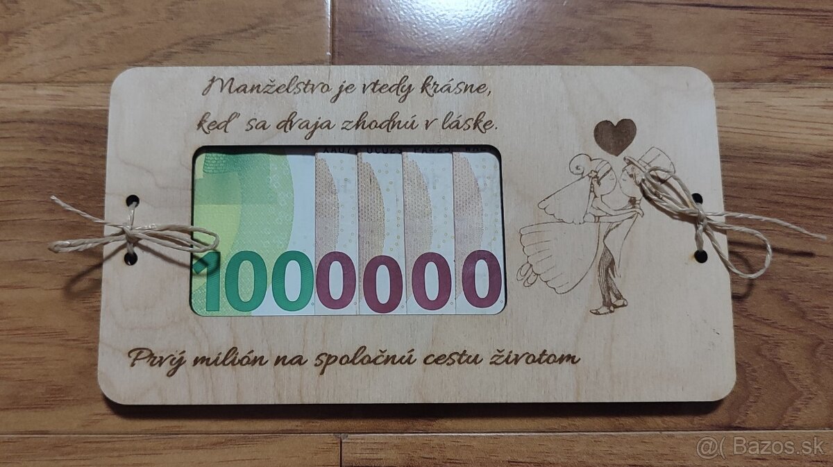 Prvý milión pre novomanželov
