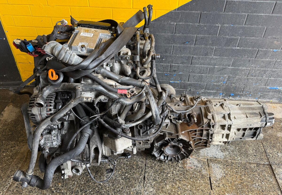 Audi A4 B7, A6 C6, kompletný motor + prevodovka BRE, 2.0TDI