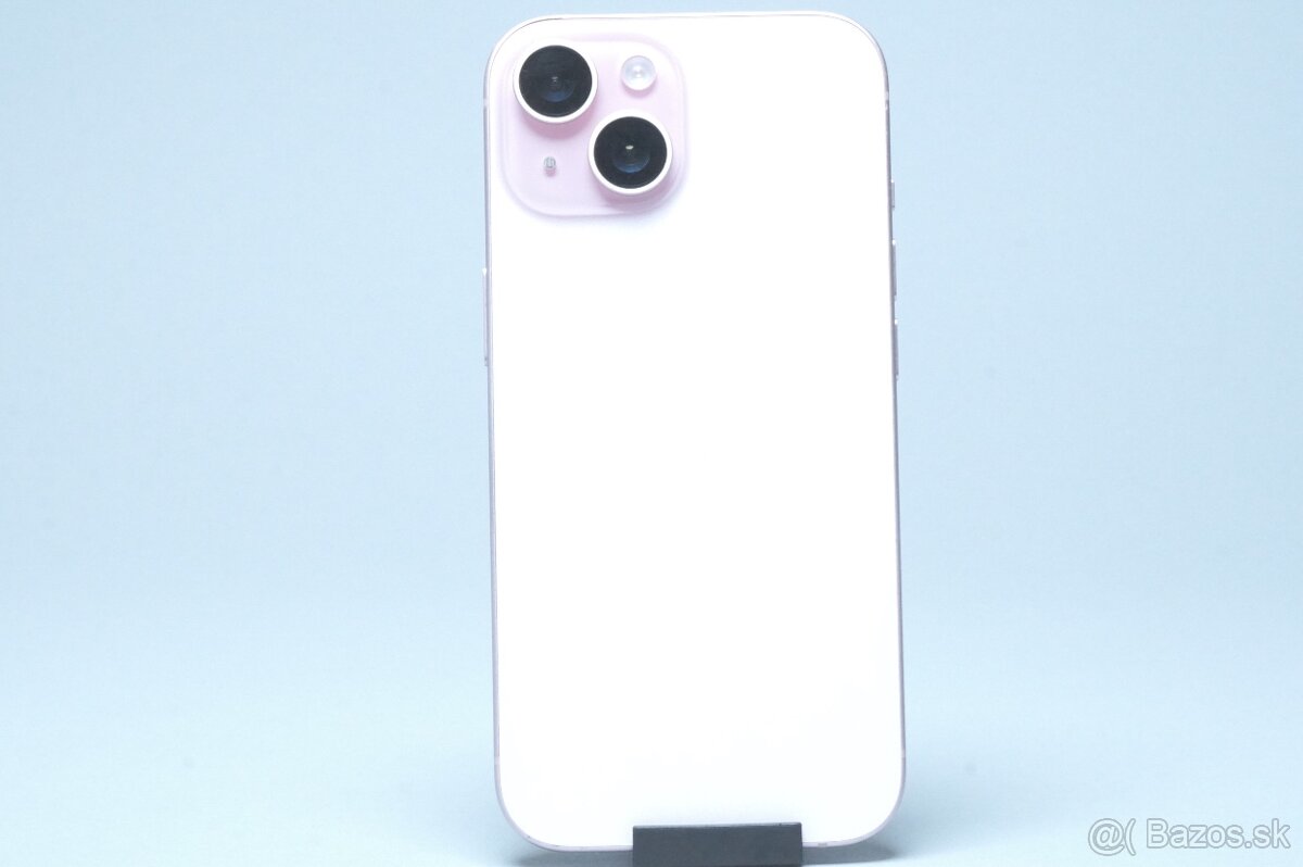 ZÁRUKA/iPhone 15 128GB Pink/A/Baterie 85%