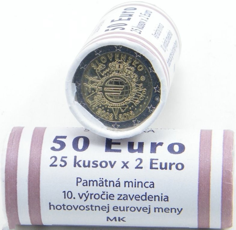 2 euro rolka Slovensko 2012