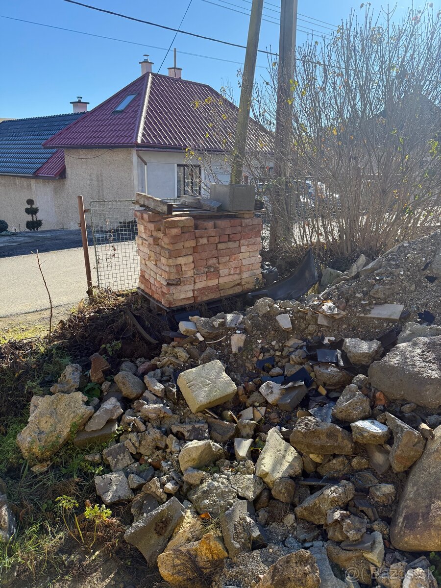 Darujem pálenu tehlu