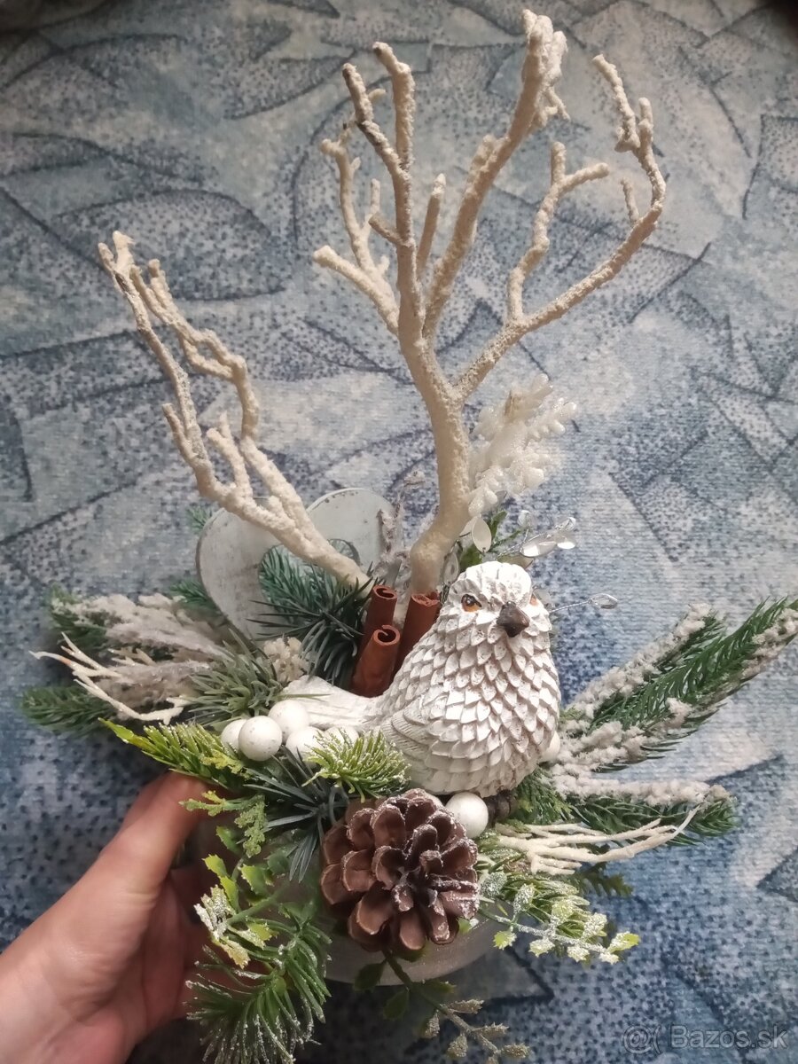 dekoracia vianocna v miske