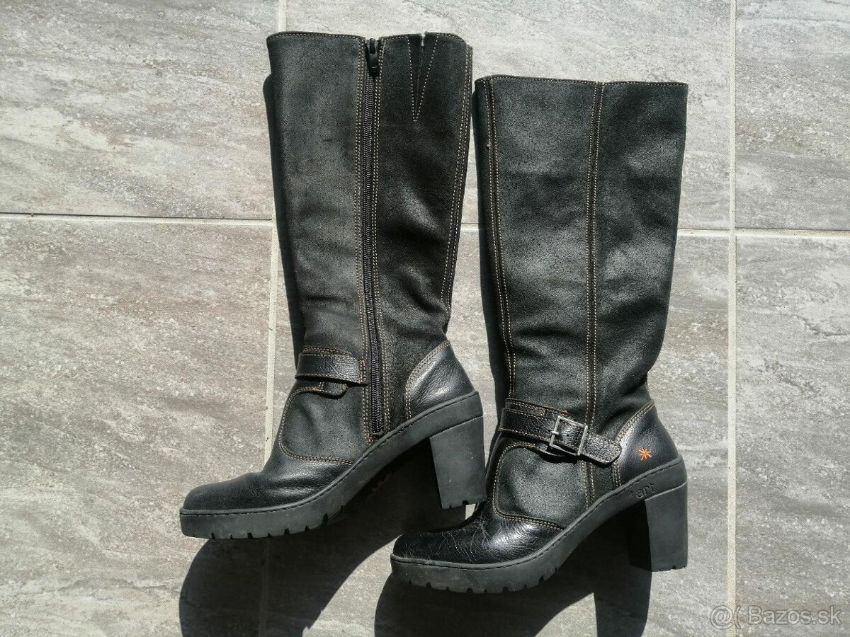 Superpohodlné prémiové čižmy Art,v38,vd24cm