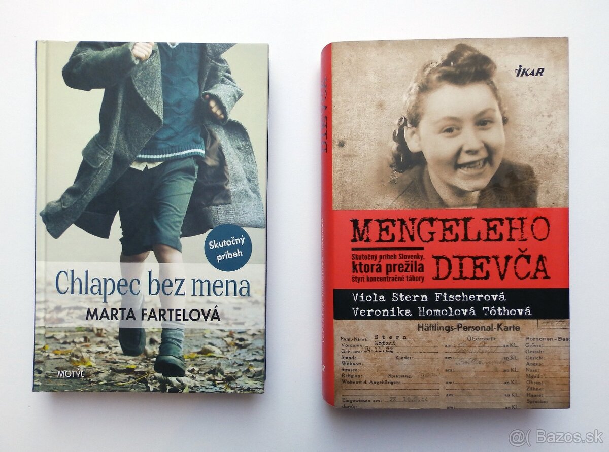 Predám knihy Chlapec bez mena, Mengeleho dievča