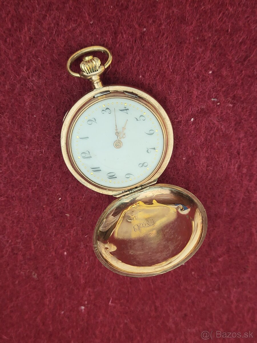 Zlaté hodinky vreckové