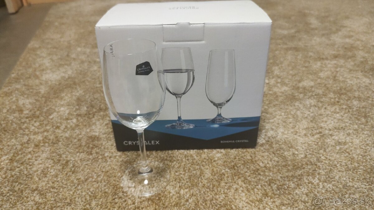 Predám poháre na víno/ Swarovski