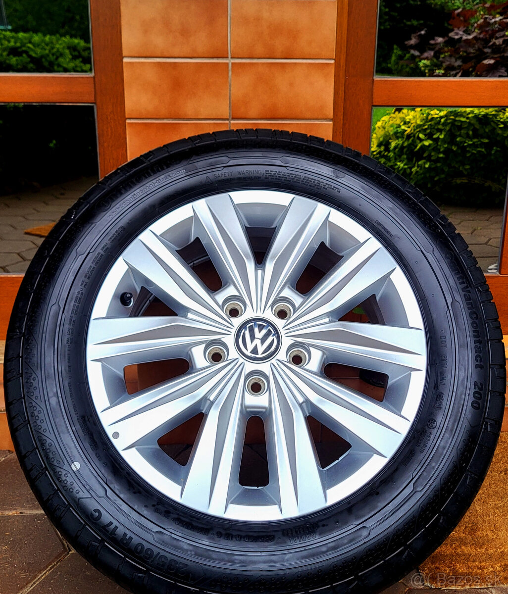 alu R17 5x120 orig. VW Crafter, pneu 235/60C, ako NOVÉ