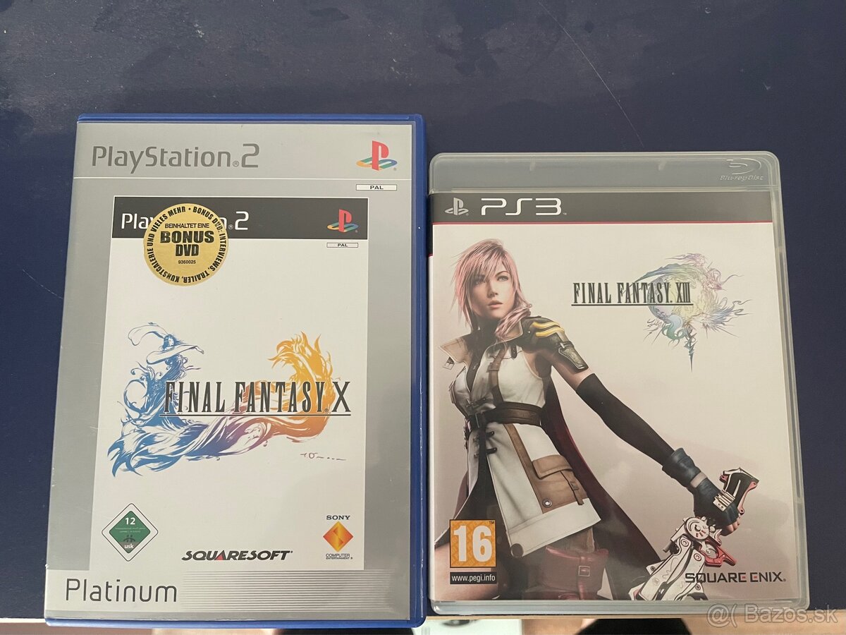 Final Fantasy hry PS2 PS3