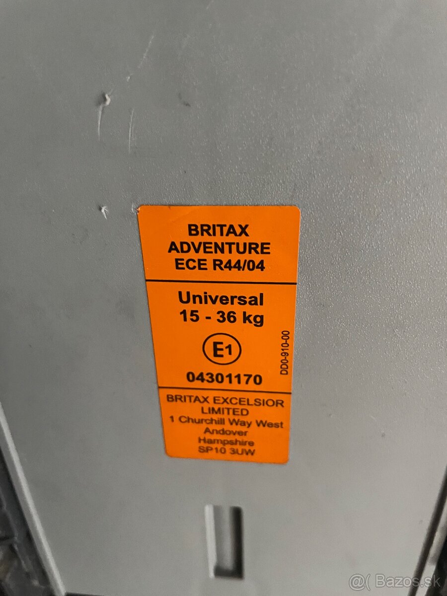 Predám detskú autosedačku Britax Romer